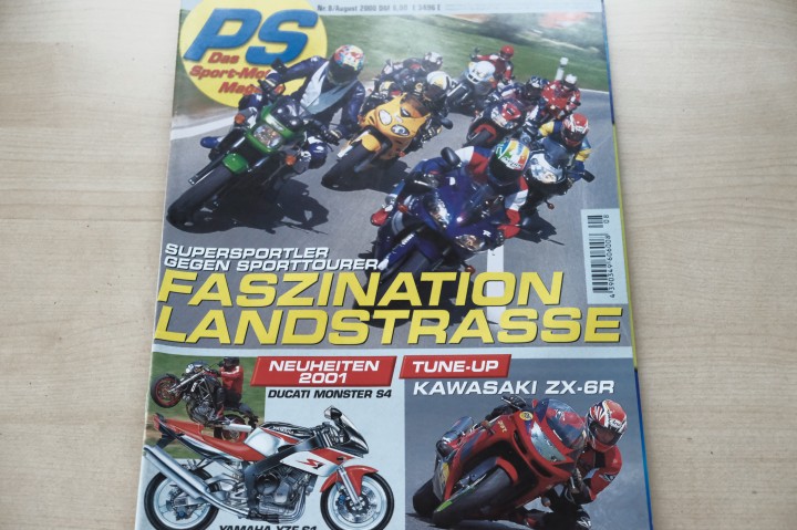 Deckblatt PS Sport Motorrad (08/2000)